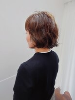 ラトリエコンタン(L´atelier Content)&nbsp;30代40代50代おすすめ　ワンレンボブのゆるふわパーマ