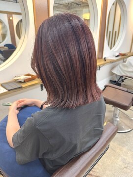 リプルバイメグ(Ripple by mEg) ～外ハネ×チェリーブラウン～