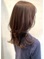 ジェコ ブラン(gecko. brun) セミロング/ふんわりウェーブ/モテ髪/抜け感 #武蔵小山美容室