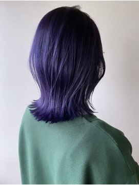 エクラート イーリス 高田馬場店(ECLART IriS) ブルーラベンダー×大人外ハネミディ