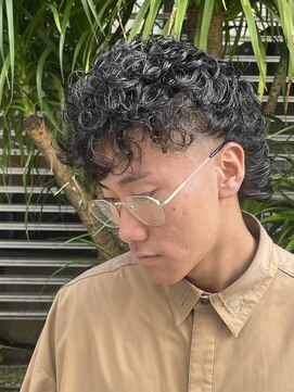 ヒロギンザ 難波店(HIRO GINZA) マレットヘアー×フェード