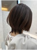 大人美髪ショート×髪質改善ストレート