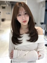 ユーフォリア 池袋東口駅前店(Euphoria) フレンチバング/2wayバング/ミディアムレイヤー/ヘルシーヘア
