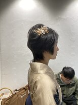 サトシオダクラ(SATOSHI ODAKURA)&nbsp;ふんわりショート袴ヘア