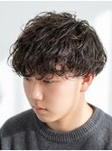 仙台　メンズパーマ　波巻きパーマ　ツイストスパイラルパーマ