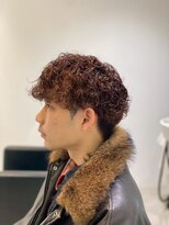 アース 常盤平店(HAIR & MAKE EARTH)&nbsp;細かめカールで男らしく◎動きのあるこなれパーマ
