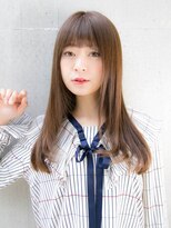 ルティア(Lutia)&nbsp;さらつやロング ハイライト オン眉 簡単スタイリング