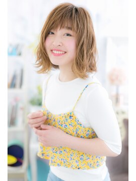 ミック 日暮里店(miq) グラデカラー★無造作エアリーボブa