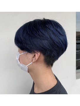 フィールグッドカンパニー(Feel Good Company) コバルトブルーダブルフェイスカラー韓流ショート