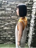 前髪パッツンbob