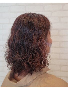 ビス ヘア アンド ビューティー 西新井店(Vis Hair&Beauty) パーマ/ピンク/ボブ/ミニボブ/くせ毛風パーマ/ナチュラル/小顔