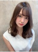20代30代大人かわいいセミロングヘア★ブランジュ