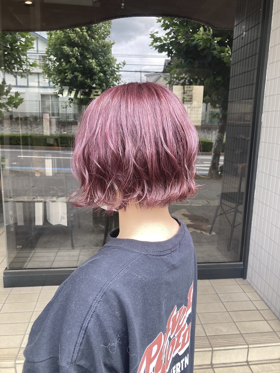 ピンクバイオレットボブ：L169814922｜ダイス(Dice)のヘアスタイル