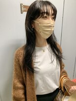 イオエ(ioe)&nbsp;黒髪/ボブルフ/ネビージュ/小顔/ワンレン/髪質改善/グレージュ