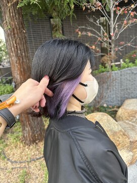 テテ(TETE) フェイスフレーミング×ラベンダー 心斎橋×長堀橋