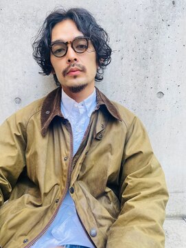 リベルテ(LIBERTE) ☆リベルテ銀座☆センターパート×癖毛風パーマ