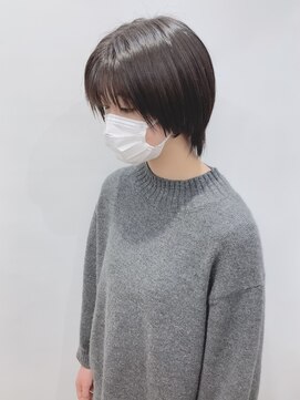 モリオフロムロンドン 松戸店(Morio from London) 【松戸 岩口】黒髪シースルーマッシュショート