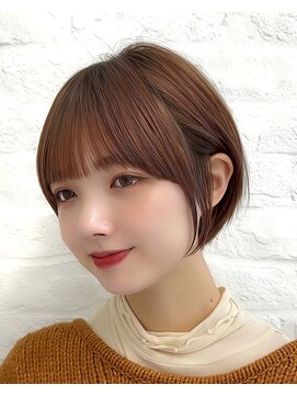 アマトウキョウ 表参道(AMA TOKYO) 前髪カット 斜めバング マッシュヘアー おおばたける