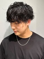 エクシア 西梅田店(EXCIA) 【ラフなスタイリングが◎】メンズパーマスタイル