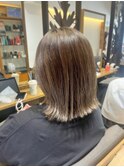30代/40代/50代/60代 白髪ぼかし/ハイライト/外ハネボブ