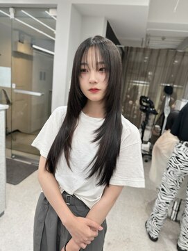 ノイズ キョウト(NOISM Kyoto) 韓国風カット+艶カラー