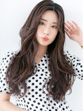 マカロン いわきラトブ店(MACARON) 黒髪/グレーベージュ/レイヤーロング/前髪パーマ/いわき16