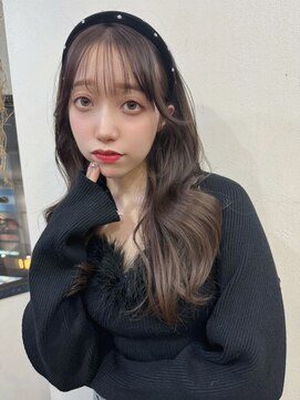 リコバイアフロート(riko by afloat) 顔まわりカット/グレージュカラー/レイヤーカット