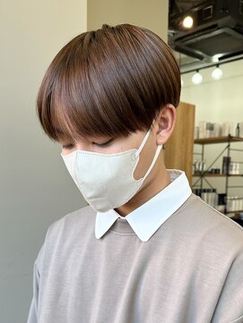 エルマーク 心斎橋(L-MARK) マッシュカラーブリーチメンズメンズカラーツーブロック