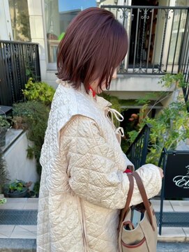 エルメ(Elme) ボルドーカラーで顔色の血色も良く見える★