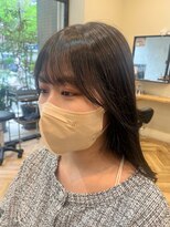 アルター(aL ter)&nbsp;前髪顔まわりカット［セミディ/シアーカラー/姫カット/鎌取］