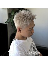 ビーテックバイゼン(B TECH by Zen) スパイキーショート×ホワイトブロンド