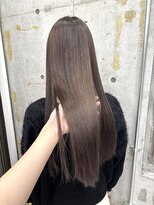 ディジョン(Dijon)&nbsp;韓国顔まわりレイヤーカットグレージュオリーブベージュブラウン