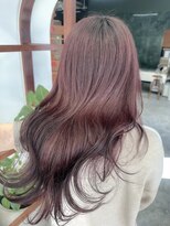 ソピ バイ インビテーション(sopi by invitation) ブリーチなしカラー ダブルカラー ピンクカラー カシスピンク