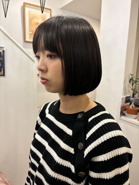 アライフ 暗めブラウンbob