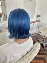 ヘアーアンドメイクアップモパ 水色カラー