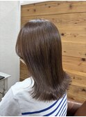 透明感たっぷり*リーフパールカラー×外ハネミディアム