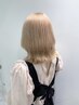 カット+ケアブリーチによるダブルカラー+炭酸spa【￥20020】