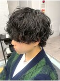 ツイストスパイラルパーマツイストパーマ波巻きパーマウルフ★