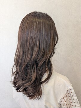 イリエヘア 川口(irier hair) 上品な筋感ハイライトグレージュ【薬師神】