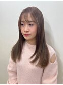 【篠原】ミルクティーアッシュブラウン/ストレート/レイヤー