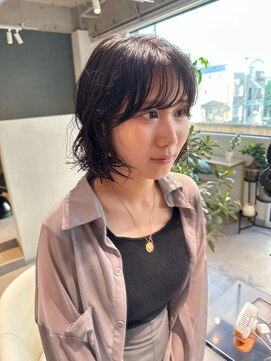 アム(amu) ボブパーマ/パーマボブ/ゆるめパーマ/デジタルパーマ/パーマヘア