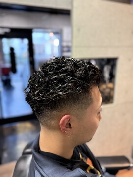 グロウヘアワークス(grow hair works) メッシュ×ベーシックパーマ