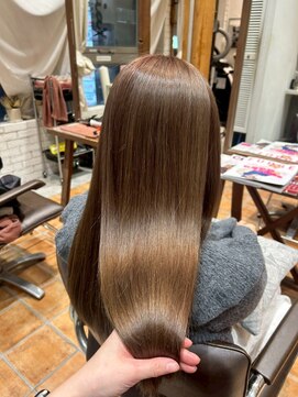 白髪ぼかし/ハイライト/髪質改善/レイヤーカット/天王寺/阿倍野