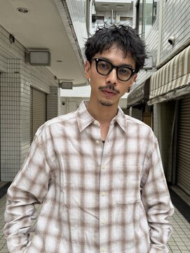 ヒュージ 表参道(huge) スパイキーショート/シャドウパーマ