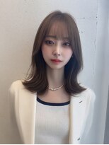 レア 渋谷(Le'a) レイヤーミディアム 韓国レイヤー 顔周りレイヤー