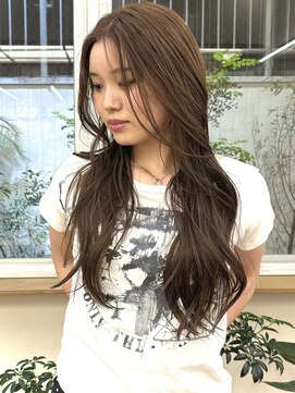 パークレーン アイス イヴェン アネックス(PARK LANE ICI yeven.anx) 春の艶髪◎ブリーチなしダブルカラー！オリーブベージュ YUKI