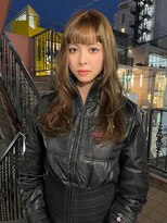 コードプラスリム(CODE+LIM)&nbsp;オリーブベージュ/ミディアムカラー/オン眉/前髪カット