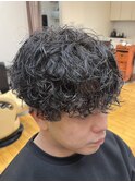プードルパーマ　メンズパーマ　ハードパーマ