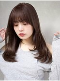 透明感カラー 似合わせカット ダークグレージュ ダークアッシュ