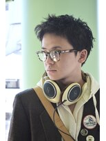 にもう&nbsp;スパイキーショート/ピンパーマ/men's hair